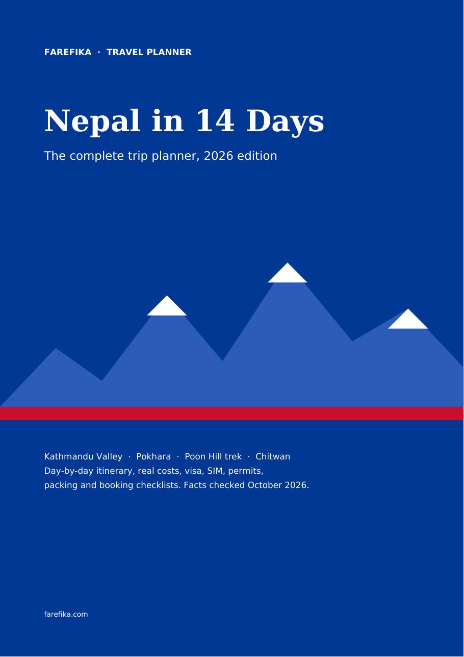 Nepal in 14 Days trip planner cover